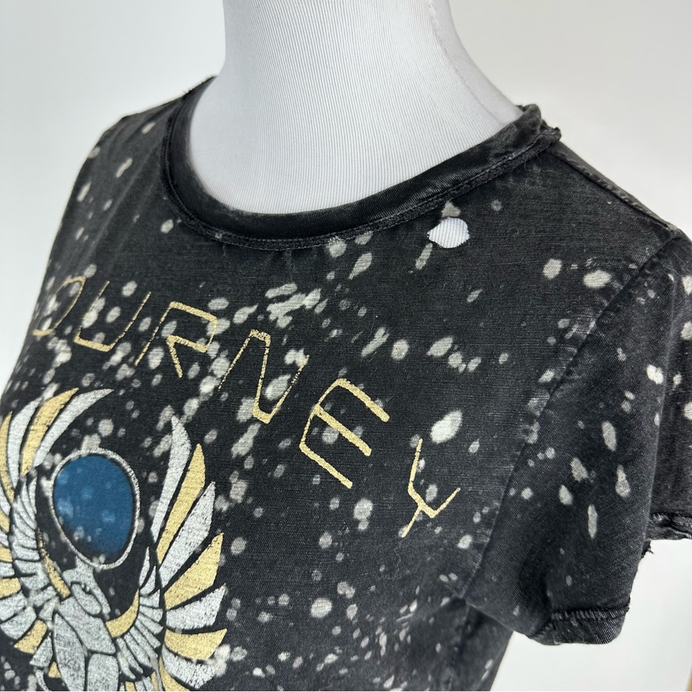 Lucky Brand Journey Distressed Graphic Tee Size XS - Picture 8 of 13